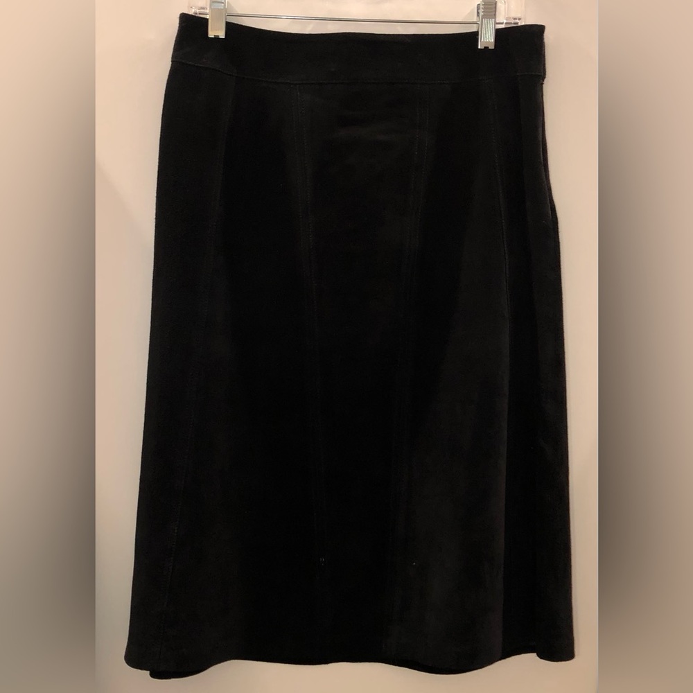In Suede Black Suede Women's Skirt